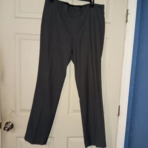 Calvin Klein Gray Dress Pants Classic Straight-Leg Mens 34W X 32L